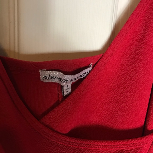 Pre loved Almost Famous dress S mini red euc - Picture 5 of 8